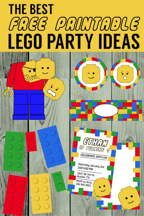 Best Lego Birthday Party Ideas {Free Printables} - Paper Trail Design ...