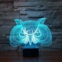 Owl lamp for laser cutting