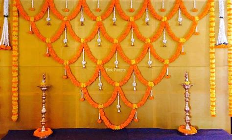 Pin by A Samyogitha on poola jada | Indian baby shower decorations, Housewarming decorations ...