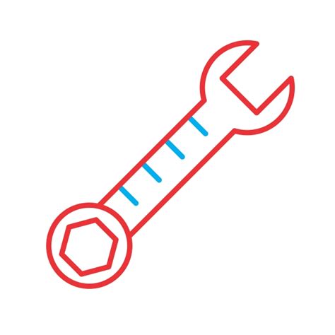 Spanner Wrench Clipart PNG Images, Wrench Spanner Icon Isolated On ...