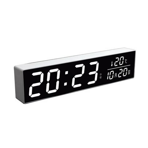 Digital Display Alarm Clocks AM/FM Radio Desktop Clock With Dual USB ...