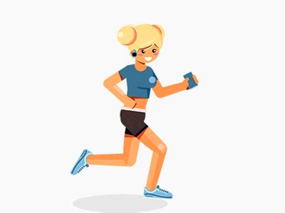 Running Girl by Max on Dribbble