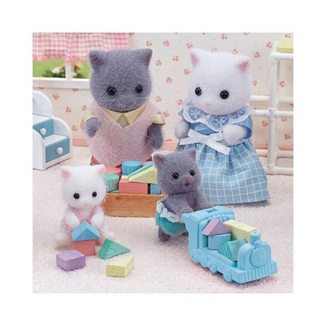 Calico Critters Persian Cat Twins | Sylvanian families, Persian cat, Calico critters families