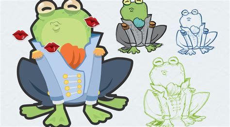 Kiss the Frog Party Game Illustration & Print – ProperNerd