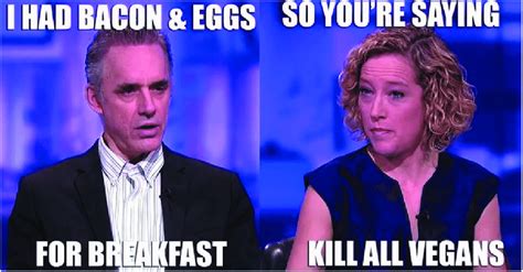 Meme based on screenshot from the Channel 4 interview with Cathy Newman ...