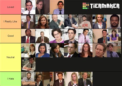 The Office - Characters Tier List (Community Rankings) - TierMaker