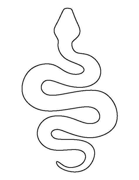 Snake pattern. Use the printable outline for crafts, creating stencils, scrapbooking, and more ...