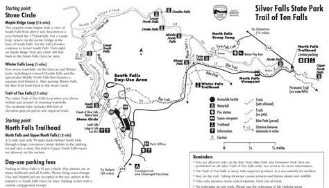 Silver Falls State Park Trail Map