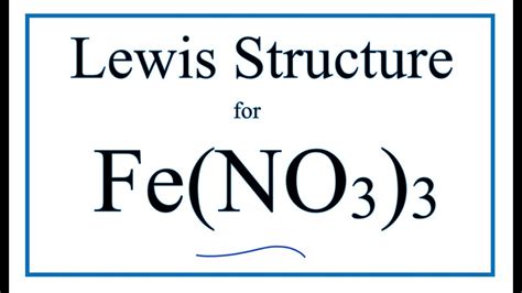 No3 Lewis Structure