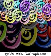 900+ Creative Design Of Colorful Wavy Wallpaper Clip Art | Royalty Free ...