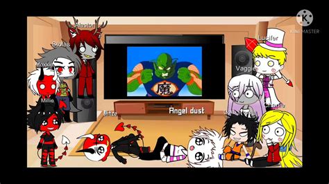 Helluva boss and Hazbin hotel react to Dragon ball part 2 (Gacha life) - YouTube