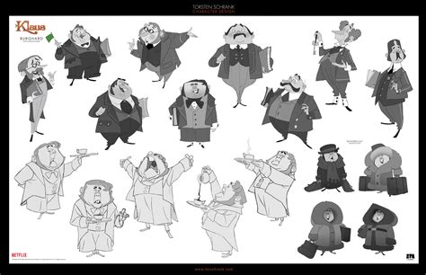 KLAUS (NETFLIX) - TORSTEN SCHRANK CHARACTER DESIGN