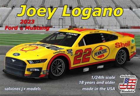 FORD MUSTANG 2023 - JOEY LOGANO - NASCAR 2023 – dmodelkits