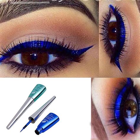 FaRRES colorful liquid eyeliner blue waterproof long lasting liquid ...