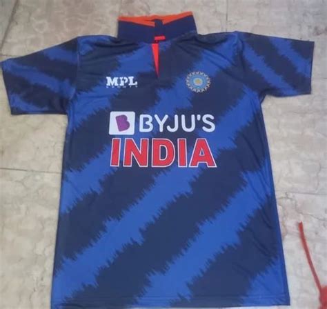 Polyester Blue Indian Cricket Team Jersey at Rs 270/piece | Indian Team ...