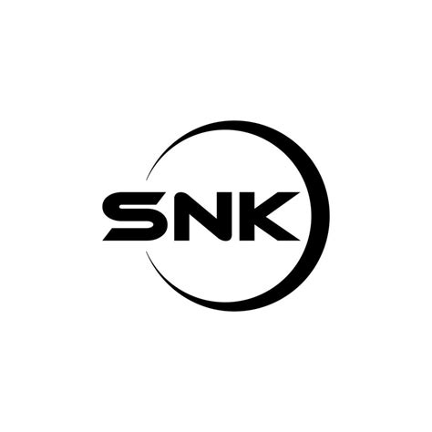 SNK letter logo design in illustrator. Vector logo, calligraphy designs for logo, Poster ...