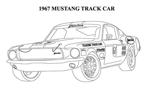 1967 Ford Mustang Coloring Pages