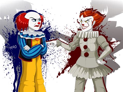 Pennywise and Pennywise 2017 by Emil-Inze on DeviantArt