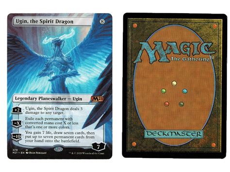 Ugin, the Spirit Dragon (Borderless) M279 from Core Set 2021 MTG Proxy