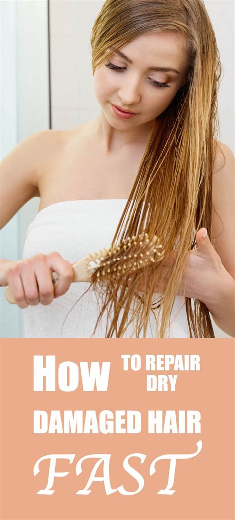 How to Repair Dry Damaged Hair Fast | Hair treatment damaged, Treat ...