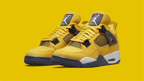 RAFFLE DETAILS: Air Jordan 4 “Lightning” (Mens, Grade school and ...