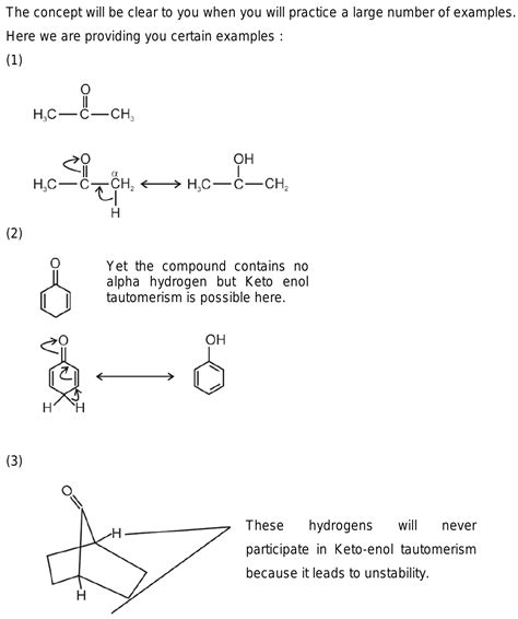 67 Conditions for tatomerism in both cyclic and acyclic hydrocarbons??