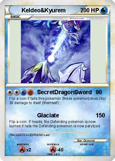 Pokémon Keldeo Kyurem 2 2 - SecretDragonSword - My Pokemon Card