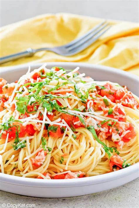 Olive Garden Capellini Pomodoro | CopyKat Recipes | Recipe in 2021 ...