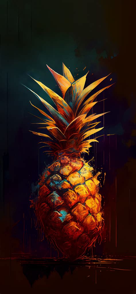 Pineapple Art Wallpaper - Pineapple Aesthetic Wallpaper for iPhone