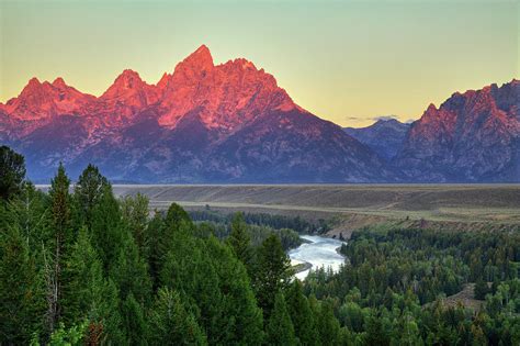 Grand Teton Sunrise Photograph by A. V. Ley | Fine Art America