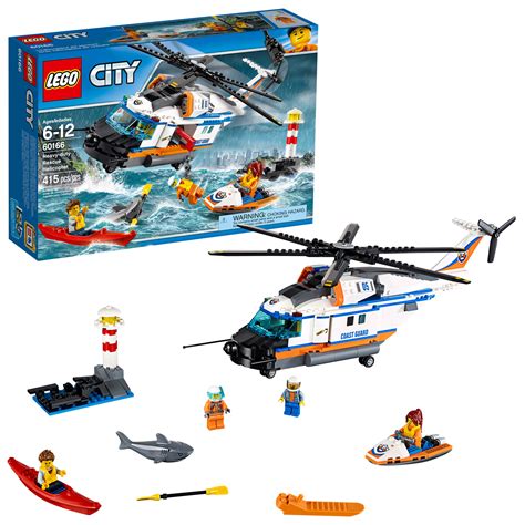 LEGO City Coast Guard Heavy-duty Rescue Helicopter 60166 - Walmart.com