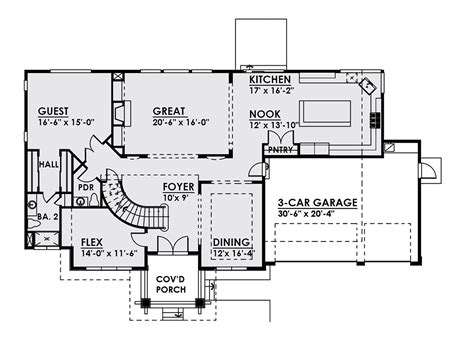 Contemporary Traditional House Plan