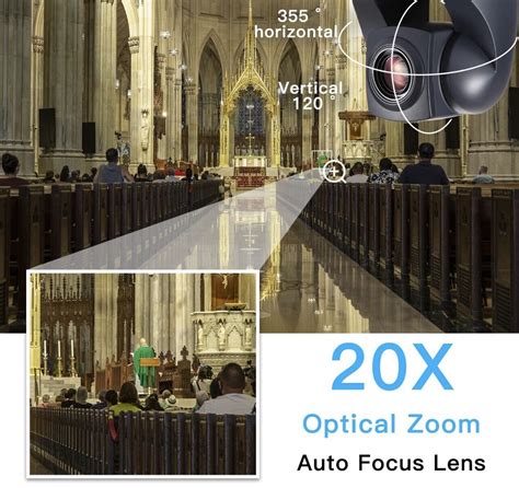 20X Optical Zoom PTZ Camera Video Conference Room USB 1080P | eBay