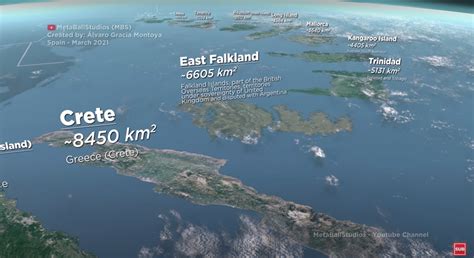 Island Size Comparison Gives You a New Perspective of Earth - Nerdist