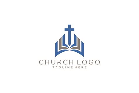 Church Logo Modern Vector Graphic by 7lungan · Creative Fabrica