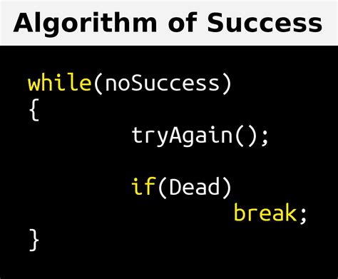 Algorithm Of Success - Common Sense Evaluation | Programmer humor ...