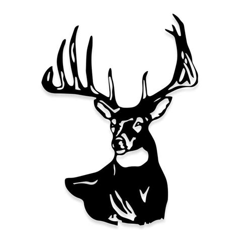 Deer Hunting Big Buck Silhouette Decal Sticker – Decalfly