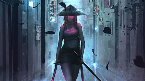 Samurai girl in 2022 | Samurai wallpaper, Samurai, Cute desktop wallpaper
