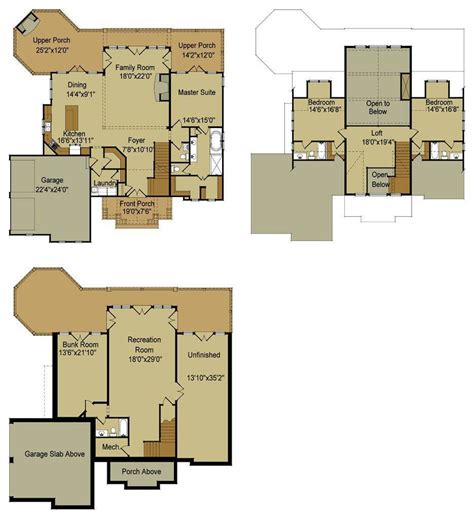 Lake House Floor Plans Walkout Basement - JHMRad | #145531