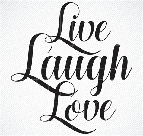 Live Laugh Love SVG, Live Laugh Love PNG, Home Wall Art Svg, Love Svg, Laugh Svg, Love Cut File ...