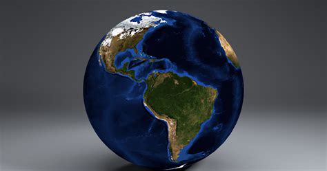 EarthGlobe 3D Model OBJ 3DS FBX BLEND DAE | CGTrader.com