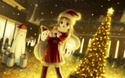 Download Anime Christmas Anime Christmas HD Wallpaper