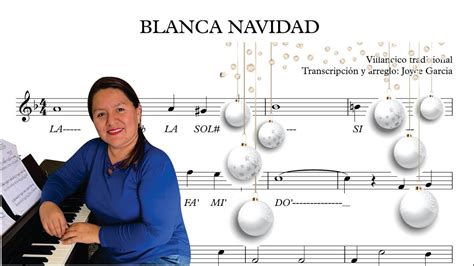 ️🎵Blanca navidad - (Partitura) flauta, violín, guitarra, melódica, piano - YouTube