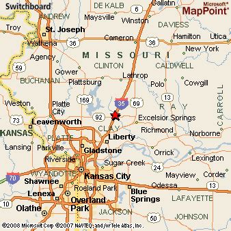 Where is Kearney, Missouri? see area map & more