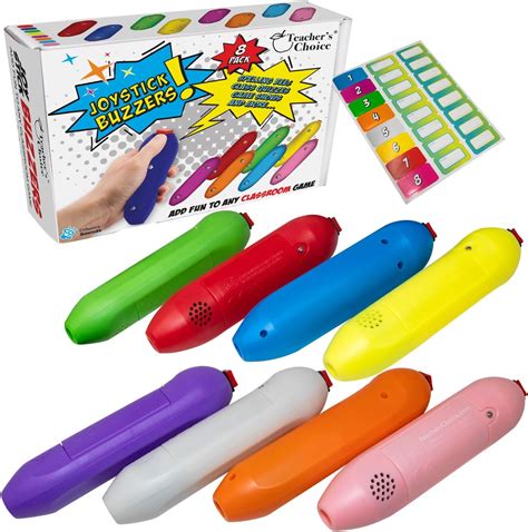 Amazon.com: Teacher's Choice Handheld Game Buzzers - Loud Buzzes Unique ...