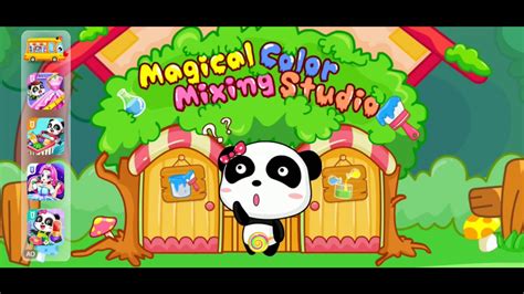 Babybus | Color Mixing Studio | Learn Colors | Educational Games for kids - YouTube