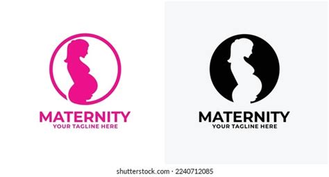 Maternity Logo Set Design Vector Pregnant Stock Vector (Royalty Free) 2240712085 | Shutterstock