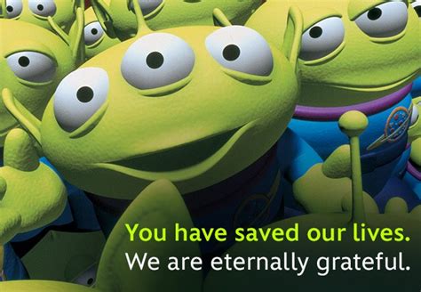 25+ Toy Story Aliens Quotes You Saved Our Lives | Ovolonce