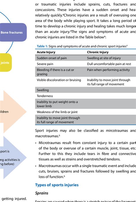 The most common types of sports injuries | Download Scientific Diagram