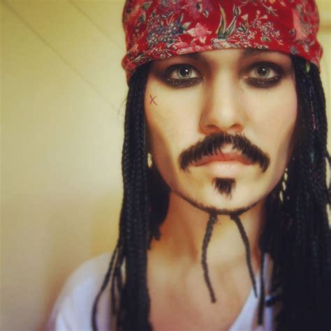 Captain Jack Sparrow makeup by JustElina on DeviantArt